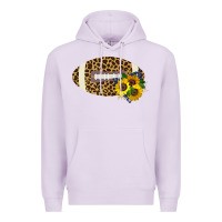Lilac Leopard Print Footbal Premium Hoodie - Bettercallsaul