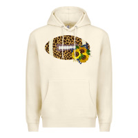 Sandshell Leopard Print Footbal Premium Hoodie - Bettercallsaul