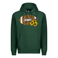 Sports Green Leopard Print Footbal Premium Hoodie - Bettercallsaul