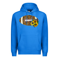 True Royal Leopard Print Footbal Premium Hoodie - Bettercallsaul