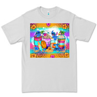 Dove Grey stitch summer coffee cups Premium Tee - Zillion Design Studio