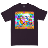 Plum stitch summer coffee cups Premium Tee - Zillion Design Studio
