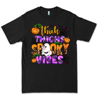 Black thick thighs spooky vibes Premium Tee - AdoDesignShop