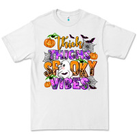 White thick thighs spooky vibes Premium Tee - AdoDesignShop