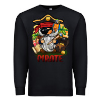 Black pirate gnome Premium Sweatshirt - BarkalooDesign