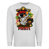 Dove Grey pirate gnome Premium Sweatshirt - BarkalooDesign