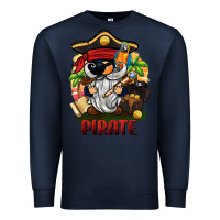 Navy pirate gnome Premium Sweatshirt - BarkalooDesign