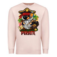 Pale Pink pirate gnome Premium Sweatshirt - BarkalooDesign