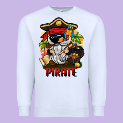 Pirate Gnome Premium Sweatshirt Designed By Barkaloodesign