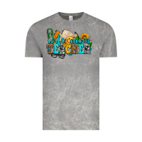 Cloud Rock wife mom teacher with sunflowers Vintage Tee - AdoDesignShop
