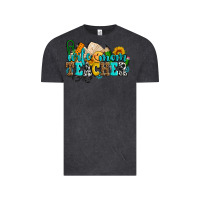 Vintage Black wife mom teacher with sunflowers Vintage Tee - AdoDesignShop