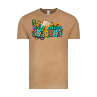 Vintage Camel wife mom teacher with sunflowers Vintage Tee - AdoDesignShop