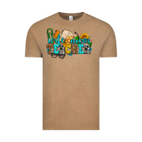 Vintage Coffee wife mom teacher with sunflowers Vintage Tee - AdoDesignShop