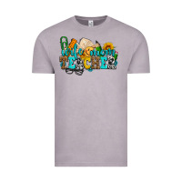 Vintage Zinc wife mom teacher with sunflowers Vintage Tee - AdoDesignShop