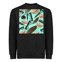 Black literature seamless pattern Heavyweight Sweatshirt - BundleAndBundleShop