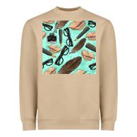 Mushroom literature seamless pattern Heavyweight Sweatshirt - BundleAndBundleShop