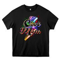 Black cool mom Heavy Core Tee - Zillion Design Studio
