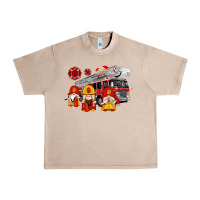 French Oak fire truck gnomes Urban Heavy Tee - Artiststas