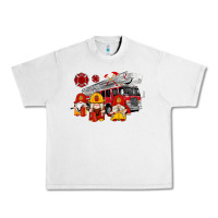 Lunar Rock fire truck gnomes Urban Heavy Tee - Artiststas