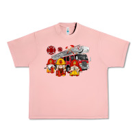 Salmon fire truck gnomes Urban Heavy Tee - Artiststas