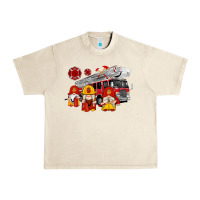 Sandshell fire truck gnomes Urban Heavy Tee - Artiststas