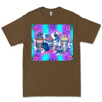 Cacao stitch coffee cups Premium Tee - Zillion Design Studio