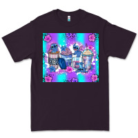 Plum stitch coffee cups Premium Tee - Zillion Design Studio