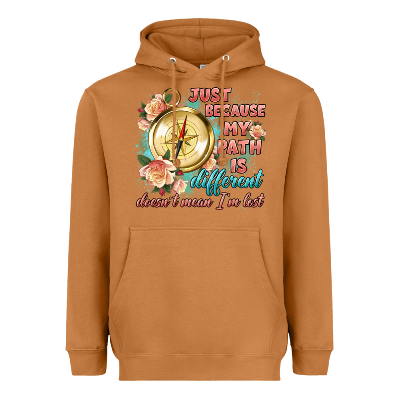 Just Because My Path Is Different Heavyweight Hoodie by Artiststas | Teevron
