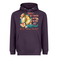 Plum just because my path is different Heavyweight Hoodie - Artiststas