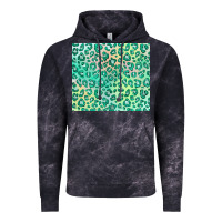 Cloud Black green leopard glitter Vintage Hoodie - JahusDesignShop