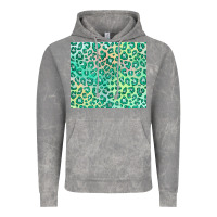 Cloud Rock green leopard glitter Vintage Hoodie - JahusDesignShop