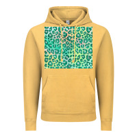 Vintage Mustard green leopard glitter Vintage Hoodie - JahusDesignShop