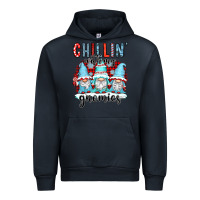 Navy chillin with my gnomies Urban Hoodie - CowGirlArtShop