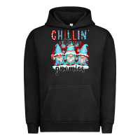 Pigment Black chillin with my gnomies Urban Hoodie - CowGirlArtShop