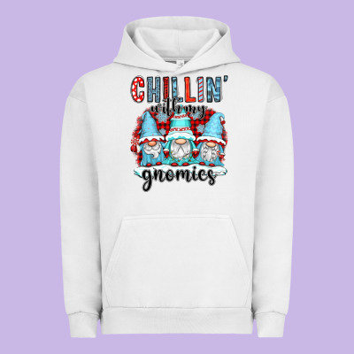 Chillin With My Gnomies Urban Hoodie Designed By Cowgirlartshop