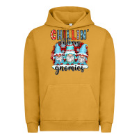 Pigment Peanut Butter chillin with my gnomies Urban Hoodie - CowGirlArtShop