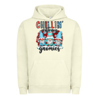 Pigment Pistachio chillin with my gnomies Urban Hoodie - CowGirlArtShop