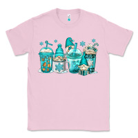 Bubblegum Pink winter christmas gnomes coffee cups Classic Tee - Jasminsmagicworld