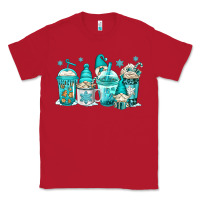 Red winter christmas gnomes coffee cups Classic Tee - Jasminsmagicworld