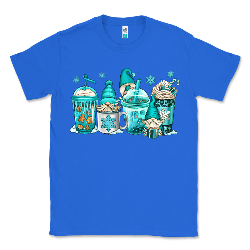 Winter Christmas Gnomes Coffee Cups Classic Tee by Jasminsmagicworld | Teevron
