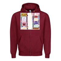 Burgundy positive affirmation Zipper Hoodie - MaliasSmallBusiness