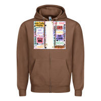 Chestnut positive affirmation Zipper Hoodie - MaliasSmallBusiness