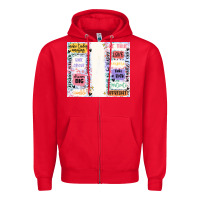 Red positive affirmation Zipper Hoodie - MaliasSmallBusiness