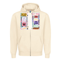 Sandshell positive affirmation Zipper Hoodie - MaliasSmallBusiness