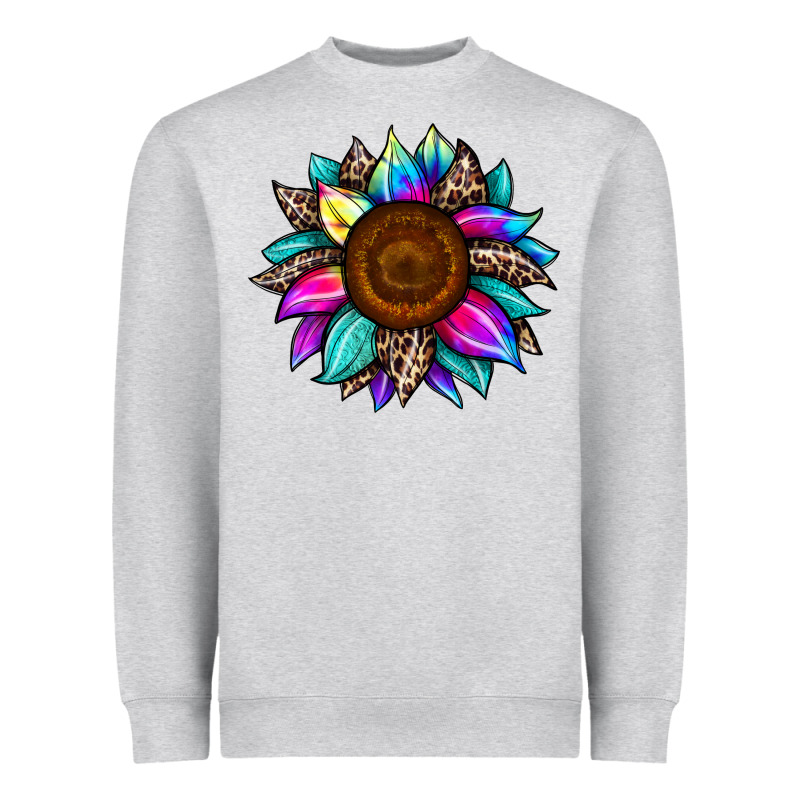 Sunflower Tie Dye Heavyweight Sweatshirt by JahusDesignShop | Teevron