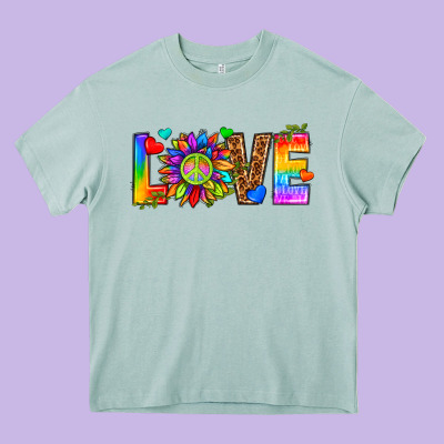 Lgbtq Love Heavy Core Tee Designed By Texasbilliewilder