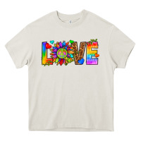 Cream lgbtq love Heavy Core Tee - texasbilliewilder