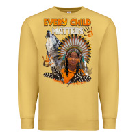 Antique Gold every child matters child and wolf Premium Sweatshirt - BarkalooDesign