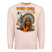 Pale Pink every child matters child and wolf Premium Sweatshirt - BarkalooDesign