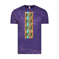 Cloud Purple dinosaur brontosaurus pen wrap Vintage Tee - Artiststas